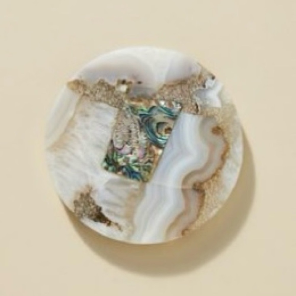 Anthropologie Naomi Mother-of-Pearl Coasters